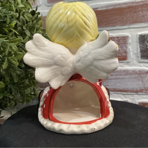 Raggedy Ann Type Doll - Ceramic Crafted - Candle Holder Decor - Very Nice - Picture 5 of 10